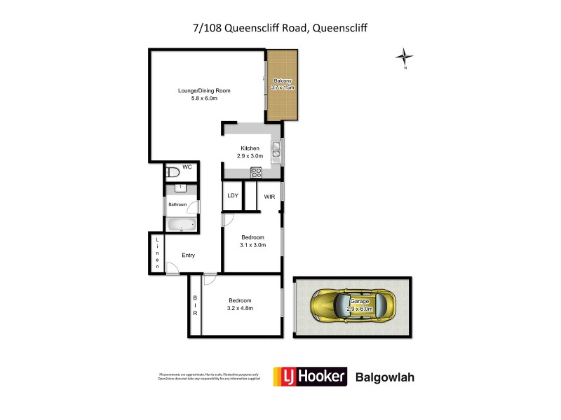 7/108 Queenscliff Road, Queenscliff NSW 2096 Floorplan