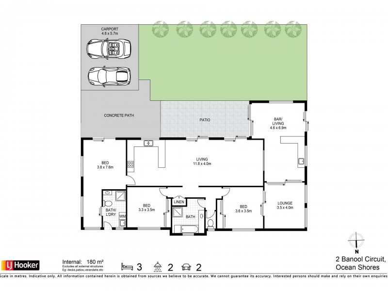 2 Banool Circuit, Ocean Shores NSW 2483