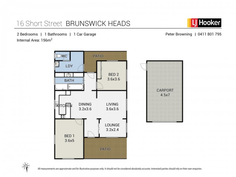 16 Short Street, Brunswick Heads NSW 2483