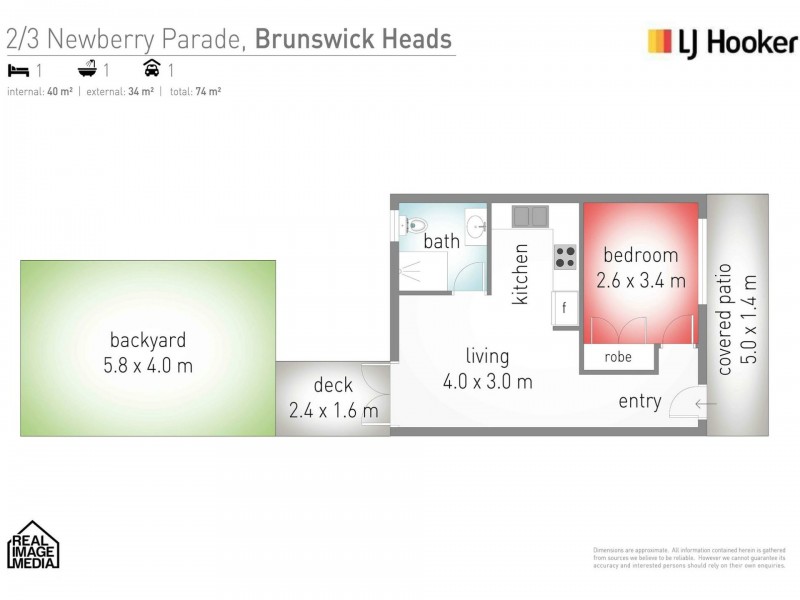 Unit 2/3 Newberry Parade, Brunswick Heads NSW 2483