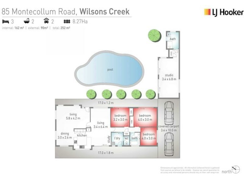 85 Montecollum RD, Wilsons Creek NSW 2482