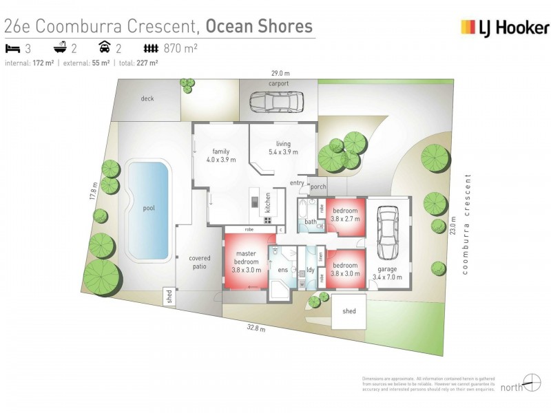 26E Coomburra Crescent, Ocean Shores NSW 2483