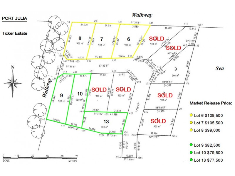 Lots 6-8 & Tickera Court, Port Julia SA 5575 Floorplan