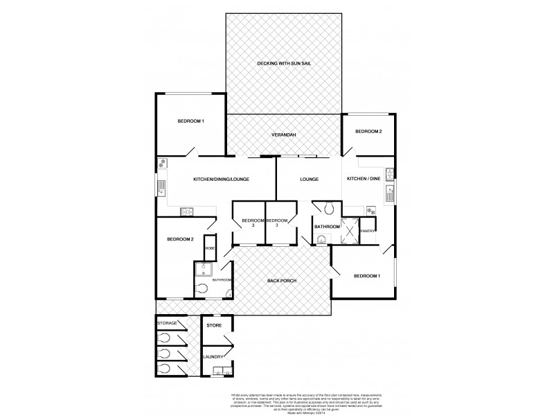 11 Marine Parade, Port Vincent SA 5581 Floorplan