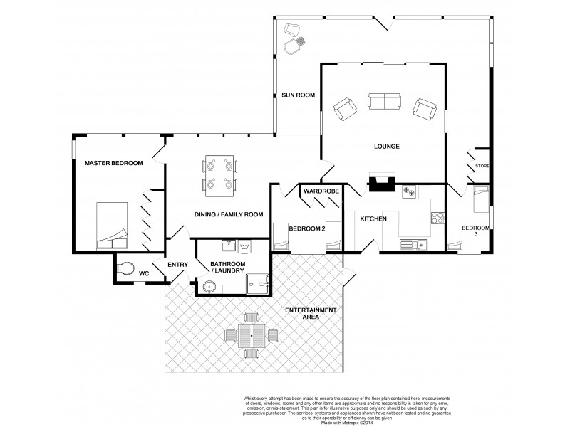3 Marine Parade, Port Vincent SA 5581 Floorplan