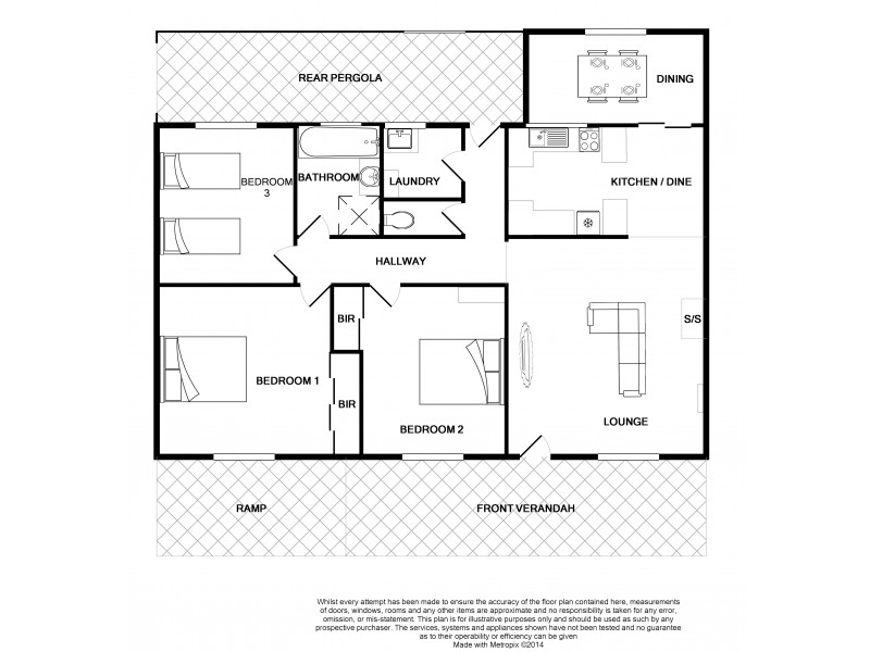 2 Third Street, Ardrossan SA 5571 Floorplan