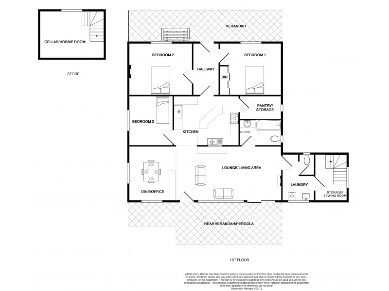 8 Ceres Street, Stansbury SA 5582 Floorplan