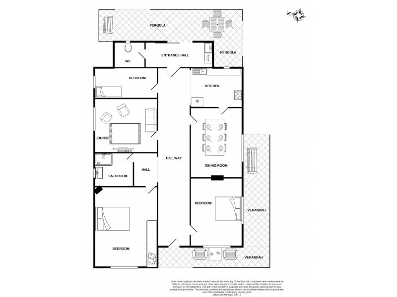 16 West Terrace, Minlaton SA 5575 Floorplan