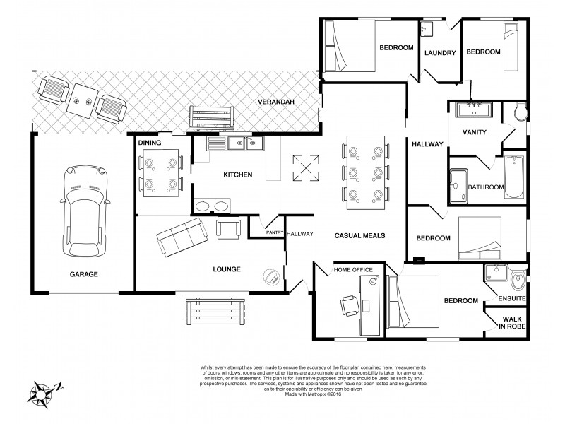 3 Sanders Street, Ardrossan SA 5571 Floorplan