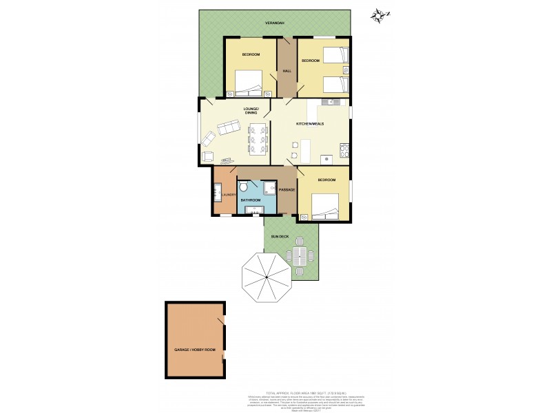54 Main Street, Minlaton SA 5575 Floorplan