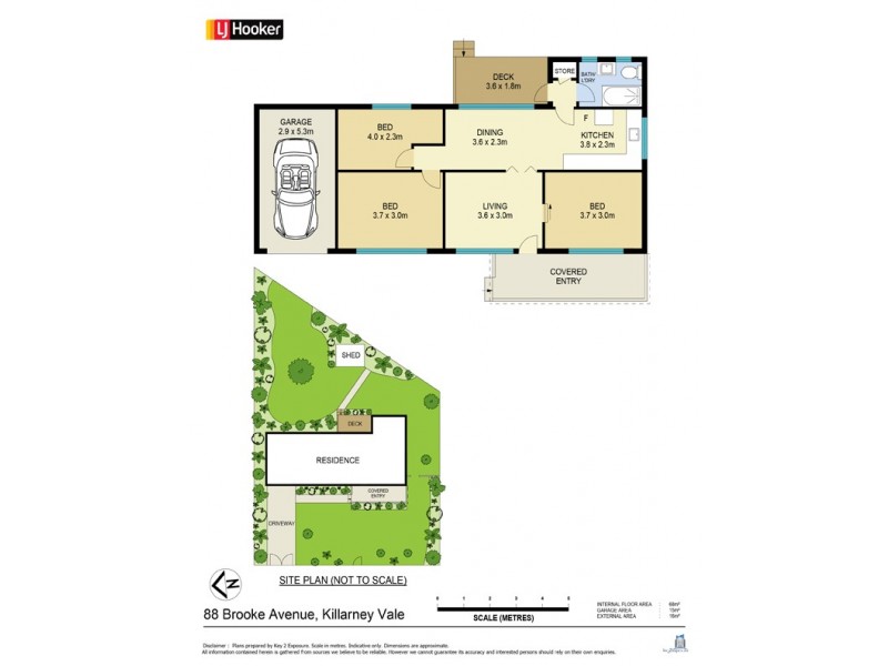 88 Brooke Avenue, Killarney Vale NSW 2261 Floorplan