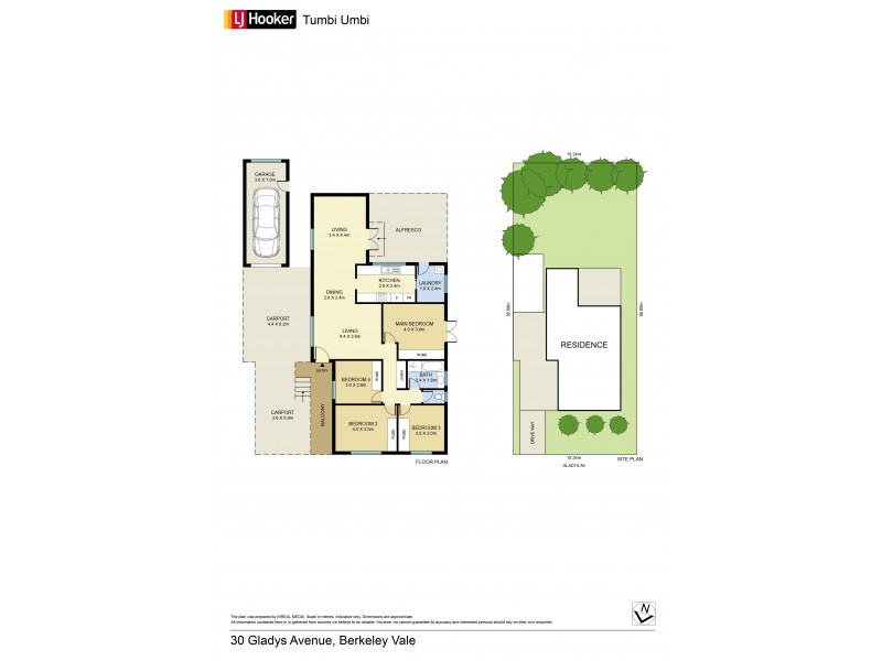 30 Gladys Avenue, Berkeley Vale NSW 2261 Floorplan
