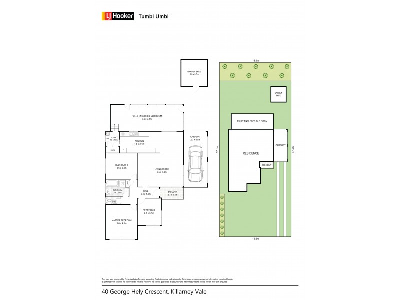 40 George Hely Crescent, Killarney Vale NSW 2261 Floorplan