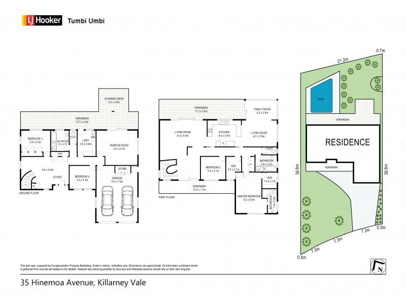 35 Hinemoa Avenue, Killarney Vale NSW 2261 Floorplan