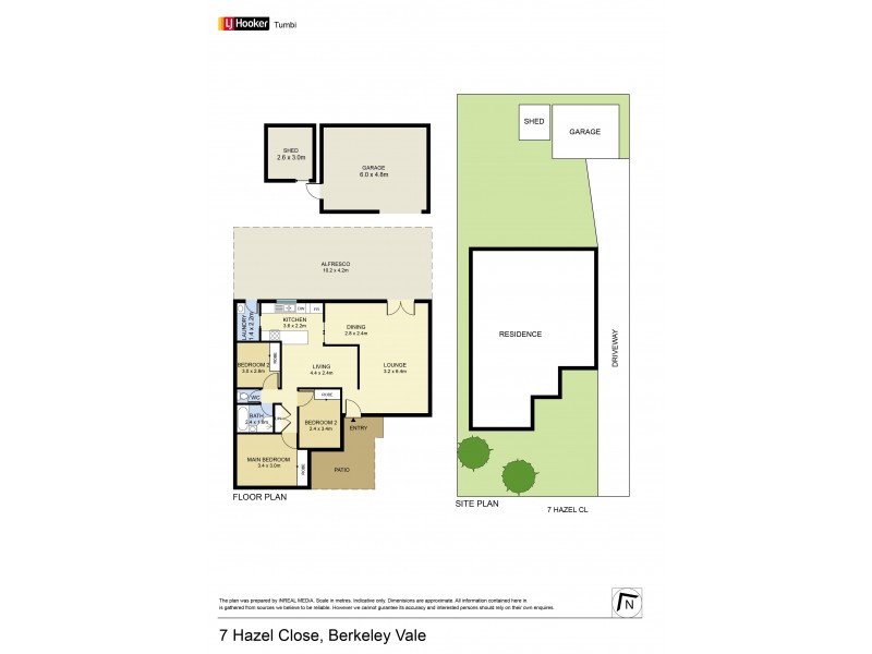 7 Hazel Close, Berkeley Vale NSW 2261 Floorplan