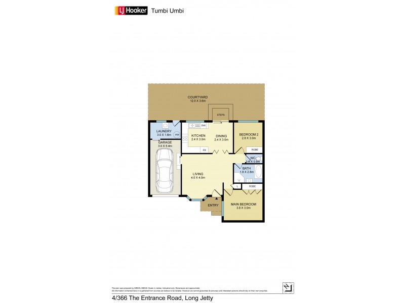 4/366 The Entrance Road, Long Jetty NSW 2261 Floorplan