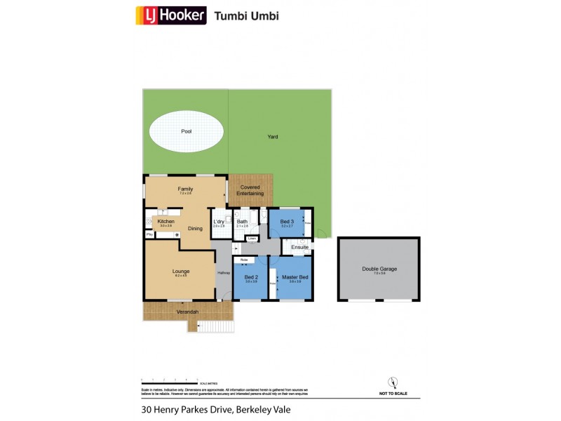 30 Henry Parkes Drive, Berkeley Vale NSW 2261 Floorplan