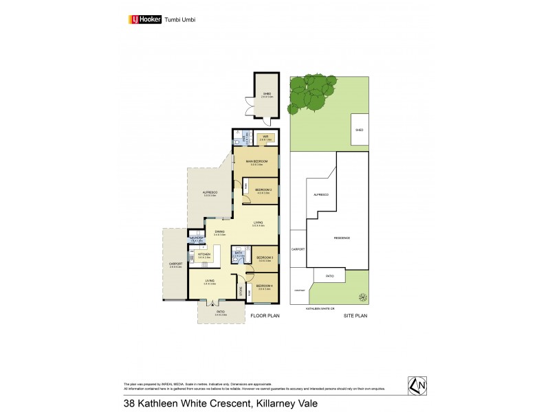 38 Kathleen White Crescent, Killarney Vale NSW 2261 Floorplan