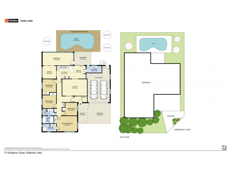 11 Kindarun Close, Killarney Vale NSW 2261 Floorplan