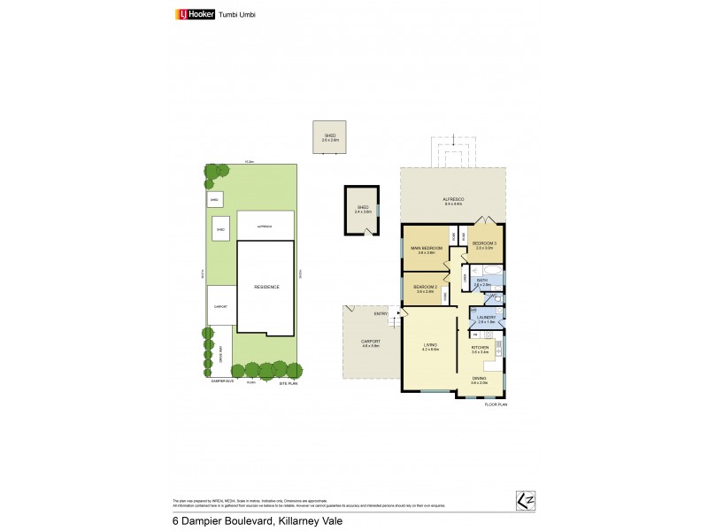 6 Dampier Boulevard, Killarney Vale NSW 2261 Floorplan