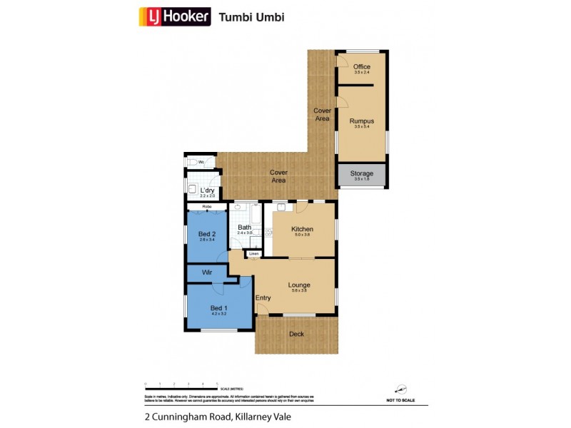 2 Cunningham Road, Killarney Vale NSW 2261 Floorplan