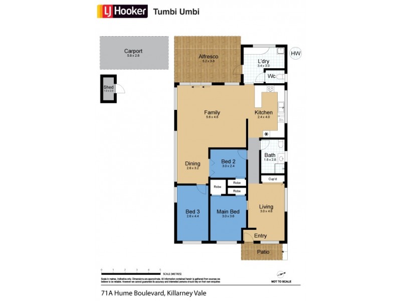 71A Hume Boulevard, Killarney Vale NSW 2261 Floorplan