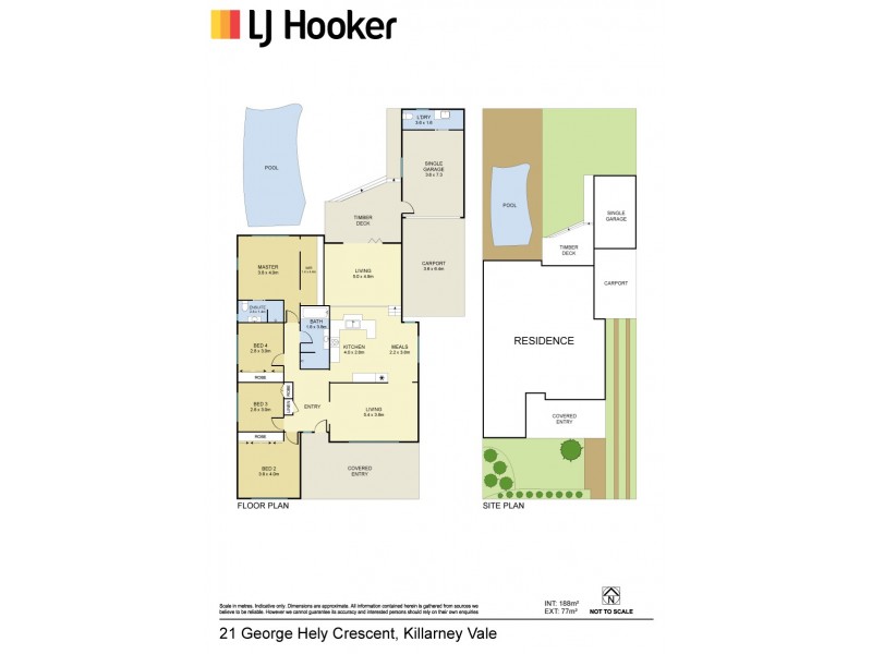 21 George Hely Cresent, Killarney Vale NSW 2261 Floorplan