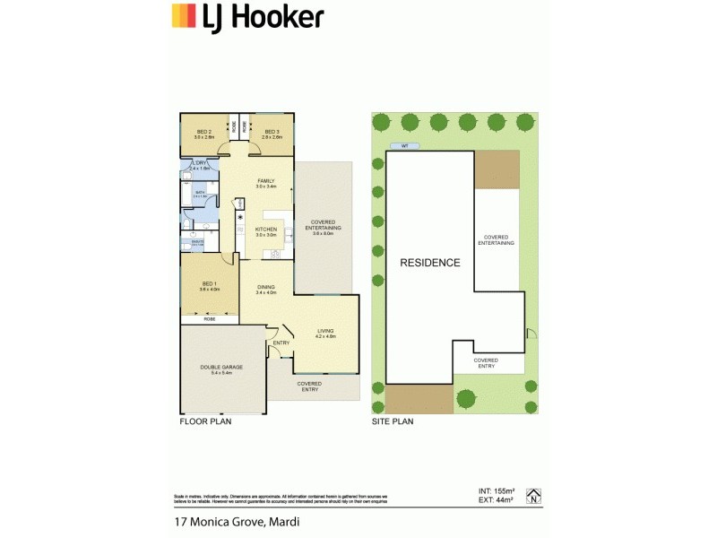 17 Monica Grove, Mardi NSW 2259 Floorplan
