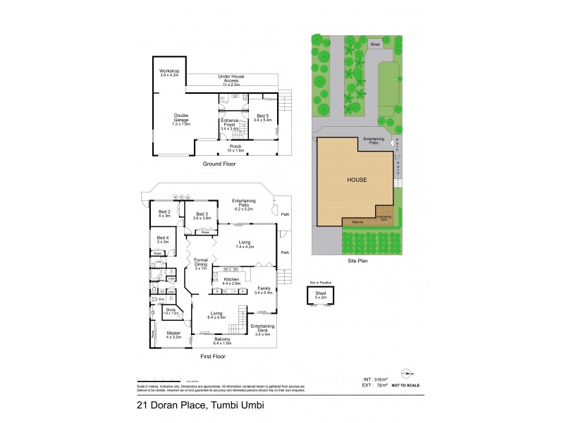 21 Doran Place, Tumbi Umbi NSW 2261 Floorplan