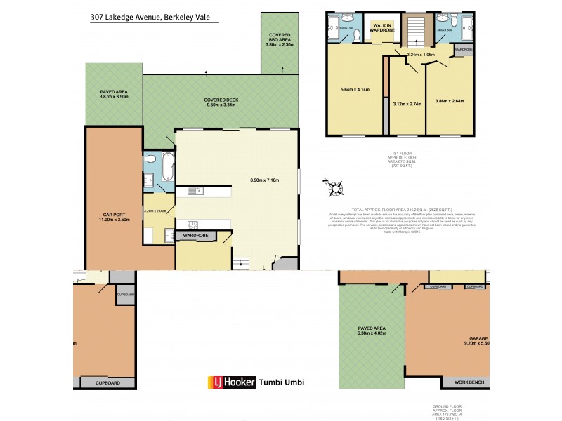 307 Lakedge Avenue, Berkeley Vale NSW 2261 Floorplan