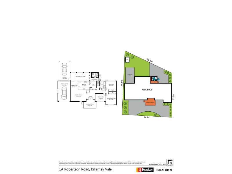 1A Robertson Road, Killarney Vale NSW 2261 Floorplan