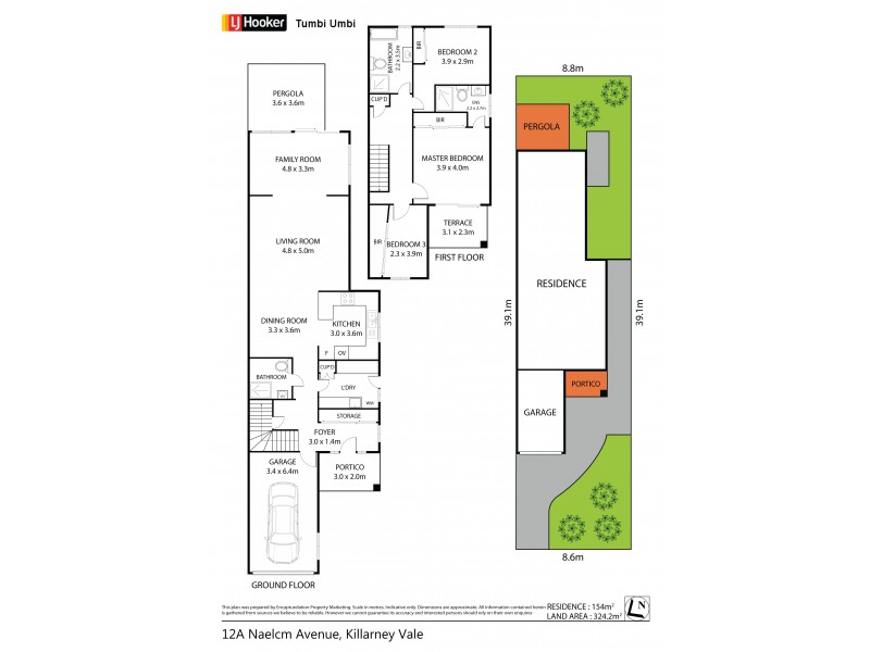 12A Naelcm Avenue, Killarney Vale NSW 2261 Floorplan