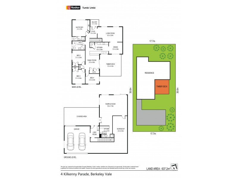 4 Kilkenny Pde, Berkeley Vale NSW 2261 Floorplan