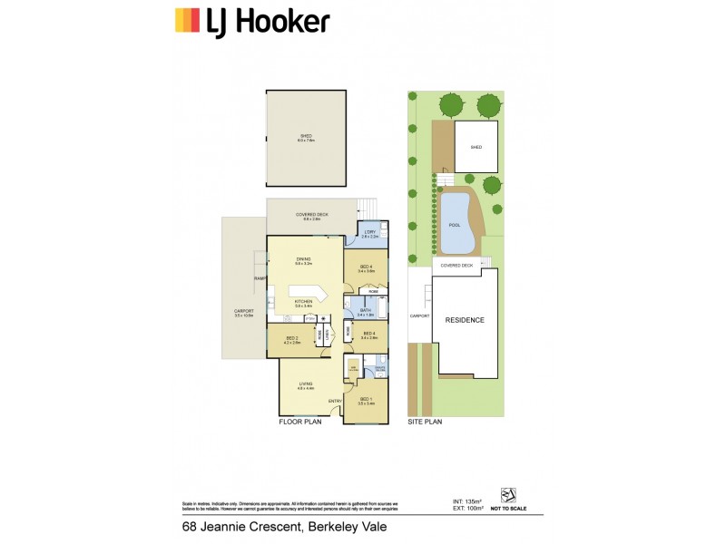 68 Jeannie Crescent, Berkeley Vale NSW 2261 Floorplan