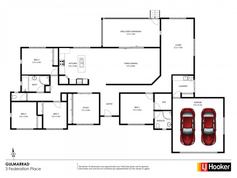 3 Federation Place, Gulmarrad NSW 2463