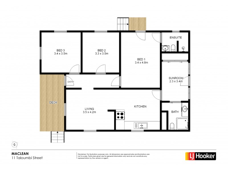 11 Taloumbi Street, Maclean NSW 2463 Floorplan