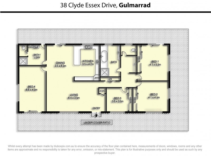 38 Clyde Essex Drive, Gulmarrad NSW 2463 Floorplan