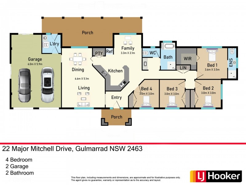 22 Major Mitchell Drive, Gulmarrad NSW 2463