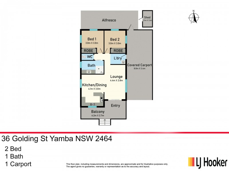 20/36 Golding Street, Yamba NSW 2464