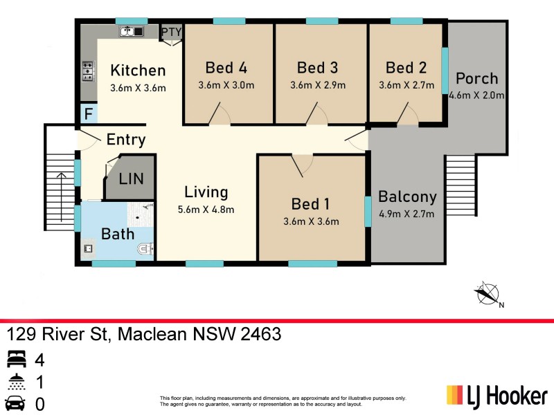 129 River Street, Maclean NSW 2463 Floorplan