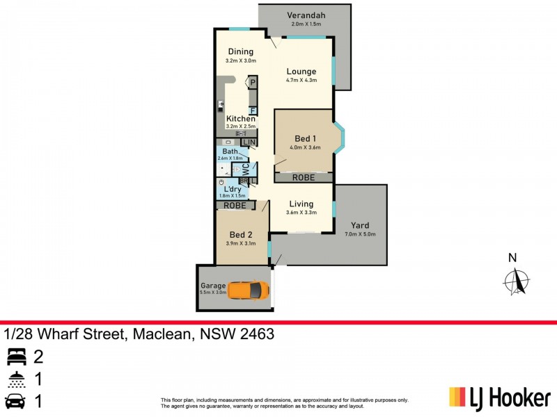 1/28 Wharf Street, Maclean NSW 2463