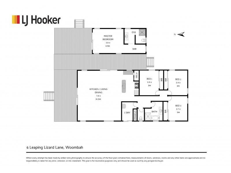 6 Leaping Lizard Lane, Woombah NSW 2469 Floorplan