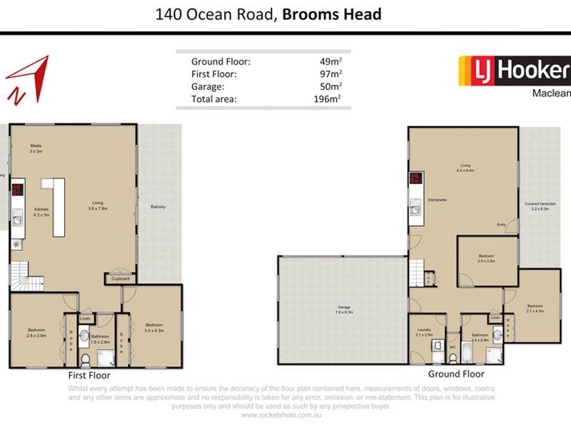 140 Ocean Road, Brooms Head NSW 2463
