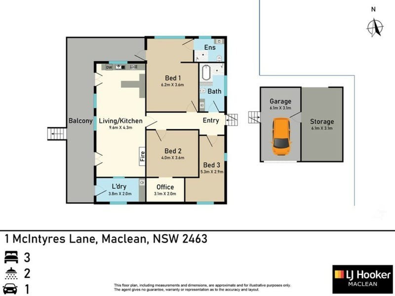 1 McIntyres Lane, Maclean NSW 2463