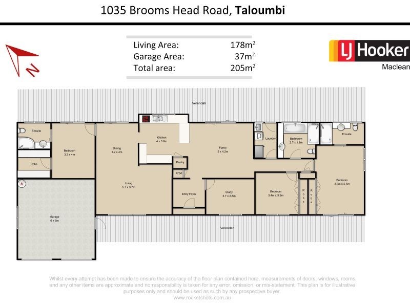 1035 Brooms Head Road, Taloumbi NSW 2463