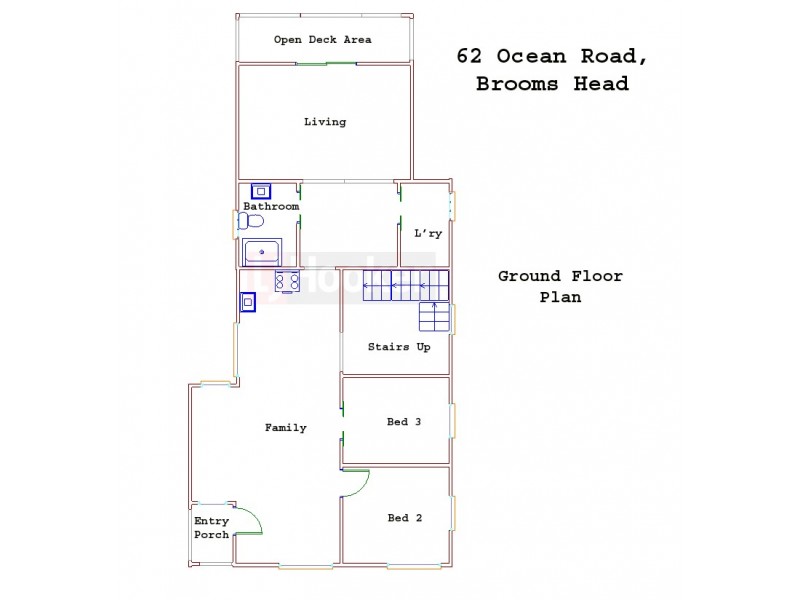 62 Ocean Road, Brooms Head NSW 2463 Floorplan