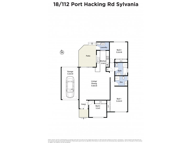 18/112 Port Hacking Road, Sylvania NSW 2224 Floorplan