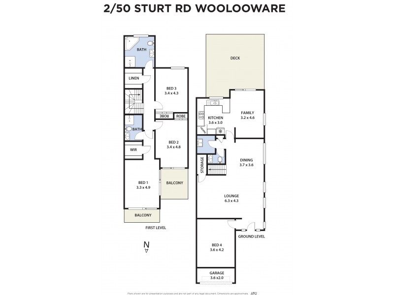 2/50 Sturt Road, Woolooware NSW 2230 Floorplan