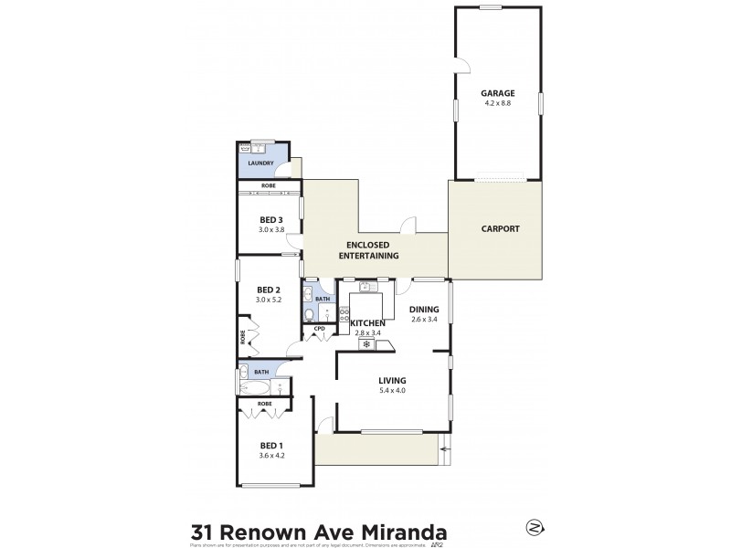 31 Renown Avenue, Miranda NSW 2228 Floorplan