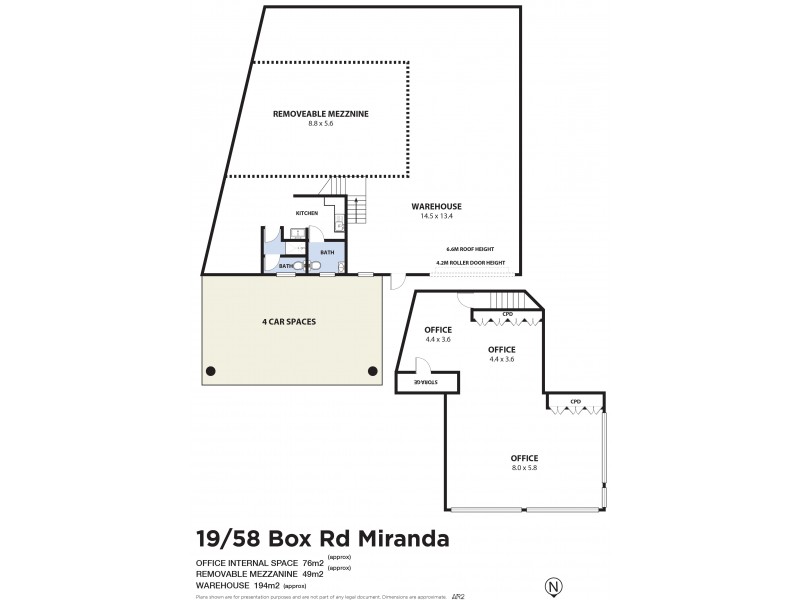 Unit 19/58 Box Road, Taren Point NSW 2229 Floorplan